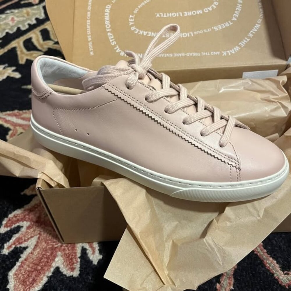 Everlane Day Sneaker Pale Pink Leather